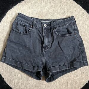 Pacsun Black denim shorts